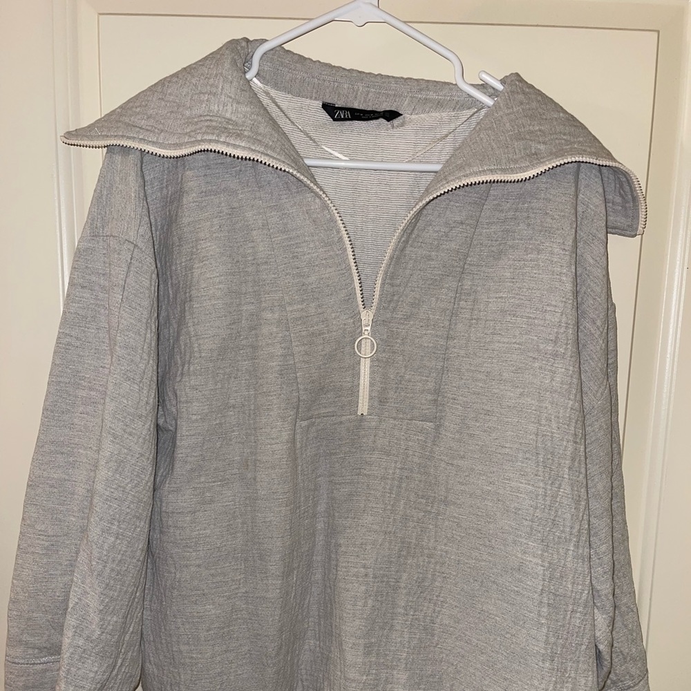ZARA Quarter Zip Pullover